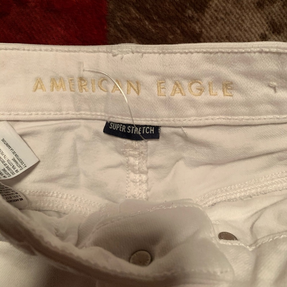 AEO White Hi Rise Mini Skirt - Picture 9 of 12